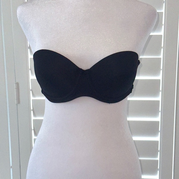 CALVIN KLEIN Strapless Black Bra 34B - Picture 2 of 7